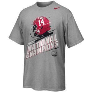 Alabama 2012 BCS National Championship Crimson Tide T Shirt Nike L NWT 