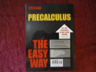 Barrons Precalculus The Easy Way Lawrence s Leff Softcover 2005 
