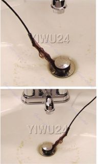   Hair Sink Tub Drain Brush Snake Fixed Fast Removal Cleaner Tool