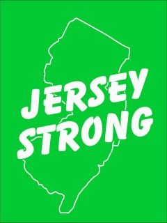 Jersey Strong T Shirt Proceeds Donated Red Cross Hurricane Sandy Help 