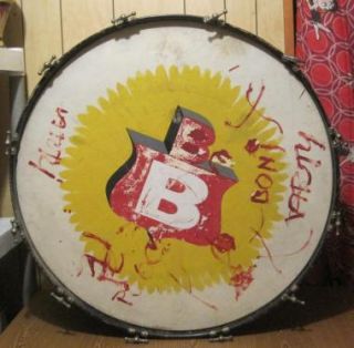 Old Vintage Antique Slingerland Bass Drum