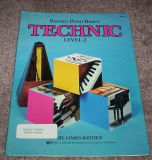 Piano Lesson Book Bastien Piano Basics Technic Level 2