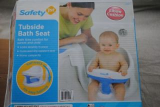 Safety 1st Tubside Baby Bath Tub Seat Ring Infant White