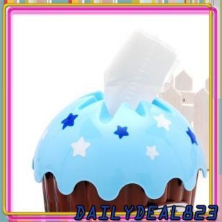 Cupcake Tissue Box Roll Covers Toilet Paper Holder Case