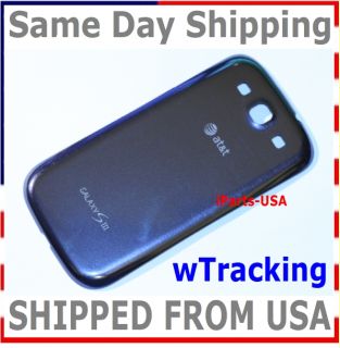 New Original Battery Back Cover at T Samsung Galaxy s III I747 Pebble 