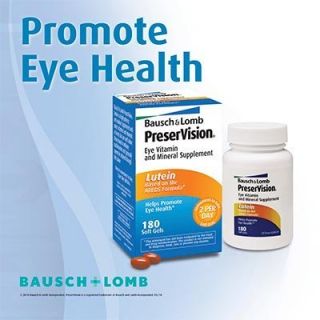 Bausch & Lomb PreserVision Eye Vitamin with Lutein 180