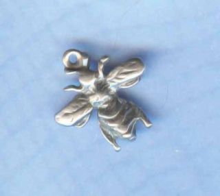 honey bee charm pendant 925 sterling silver jewelry