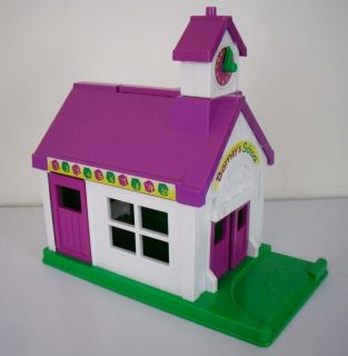 Barney The Dinosaur School House Playset Playhouse Toy