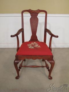 16699 BARTLEY Collection Quality Queen Anne Cherry Arm Chair