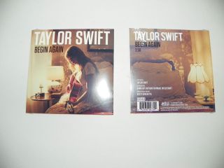 Taylor Swift Begin Again CD Single