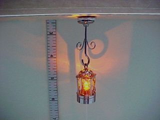 Battery Operated Light   Coach Lamp #W3A Dollhouse Miniature