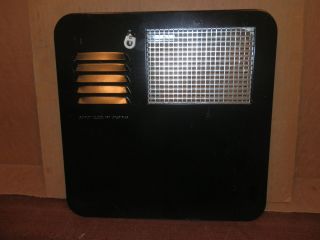RV Hot Water Heater Cover with Trim F O 15 x 15 Color Black