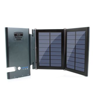   9200mAh Portable External USB Battery Pack & 560mAh Solar Panel Add On