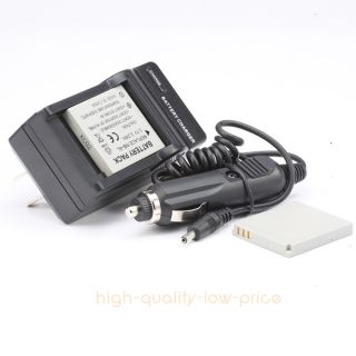 New Two Battery Charger for Canon PowerShot SD200 SD30 SD300 SD400 NB 
