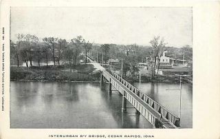   Cedar Rapids, Iowa, Interurban Railroad Bridge, William Baylis No 6363