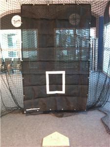 Heavy Duty 5x8 Batting Cage Pitchers Backstop Net Saver