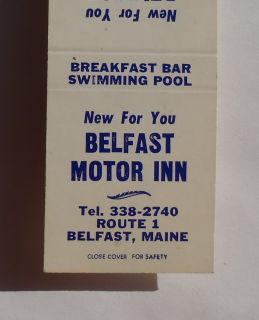   New for You Belfast Motor Inn Route 1 Belfast Me Waldo Co Maine