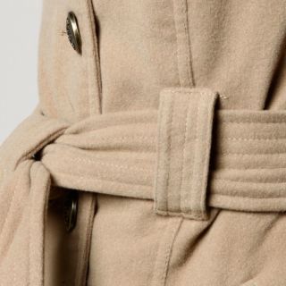 Jack by BB Dakota Romaine Coat Military Camel High Collar Tan Jacket 