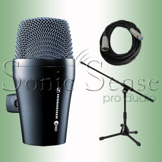 drum microphone bass e 902 mic stand cable warranty new free 1 year 