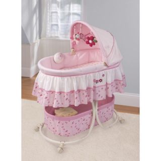 Summer Infant Mothers Touch Soothing Bassinet Pink Baby Girl Sleeping 