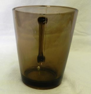 Vintage Corning Pyrex Amber Smoke Glass Cup Mug NY USA