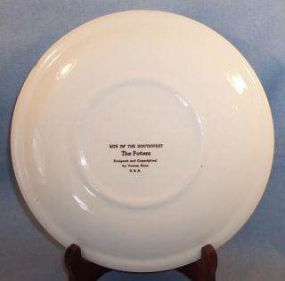 Vintage Vernon Kilns The Potters Bits of The Southwest Collector Plate 