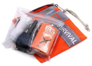 Bear Grylls Basic Kit Mini Paraframe Knife Survival Emergency Gerber 