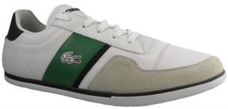 New Lacoste Beckley SPM Mens Shoes US 11 EU 44.5 White / Green