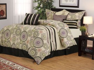 11 Piece King Cosmo Bed in A Bag Bedding Set