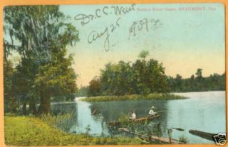 Fishing Neches River 1909 Beaumont TX 1104