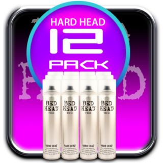 TIGI Bed Head Bedhead Hard Head Hairspray Pack of 12