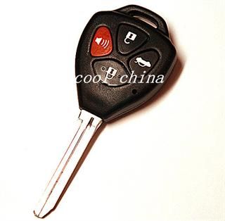 Remote Key Case Shell for 4 Button Toyota Carmry RAV4 Cololla Avalon 