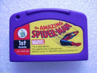 Leap Frog LeapPad The Amazing Spider Man Gaming Cartridge 1st Grade 