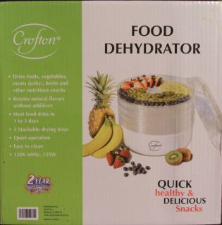 Crofton Food Dehydrator Jerky Maker Survivalist Gear New in Box