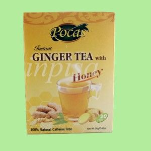 Pocas Ginger Tea with Honey 1 x 20 Packs Caffeine Free