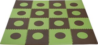 Circle Playmat Green Brown
