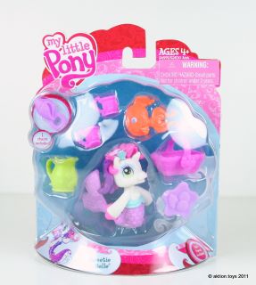 My Little Pony Sweetie Belle Mermaid Pony Ponyville Playset New