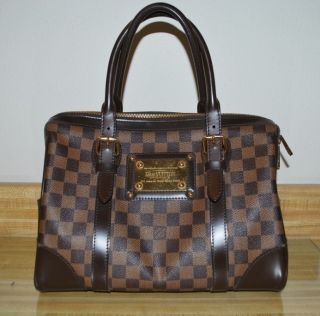Louis Vuitton Berkeley Damier N52000 Canvas Handbag Purse
