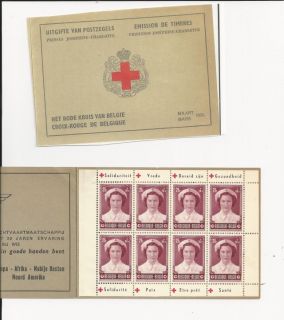 Oldhal Belgium Complete Red Cross Booklet from 1953