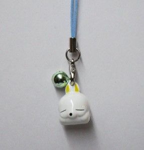 Funny Mashimaro 2 Sided Metal Bell Cell Phone Charm