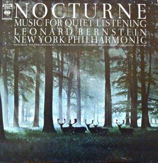 Leonard Bernstein Nocturne Music for Quite Listening LP