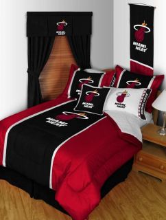 Miami Heat 4pc Twin Bed in A Bag w Comforter