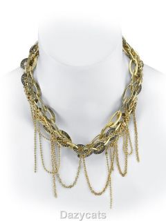Belle Noel Kim Kardashian Plated Chain Nugget Necklace