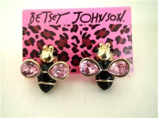 earrings betsey johnson jewelry cute bee