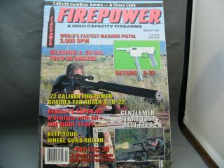 Firepower Magazine March 1987 Benelli Super 90 Tec 38