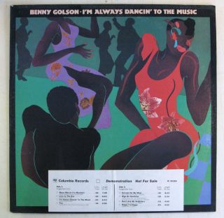 BENNY GOLSON I m Always Dancin To The Music LP Album COLUMBIA RECORDS 