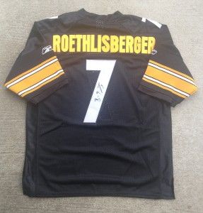 Ben Roethlisberger Pittsburgh Steelers Signed Autographed Stitched 