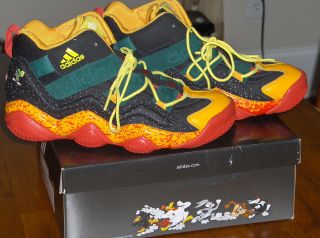 New Adidas Top Ten 2000 Basketball Shoes Size 5 5 Looney Toons Active 