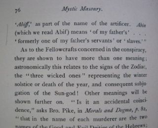 Mystic Masonry Ancient Mysteries Occult Origins J.D.Buck 1896 Antique+ 
