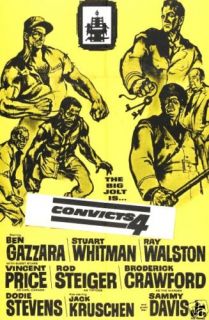 16mm Feature Film Convicts 4 Ben Gazzara 1962 Prison Movie Stuart 